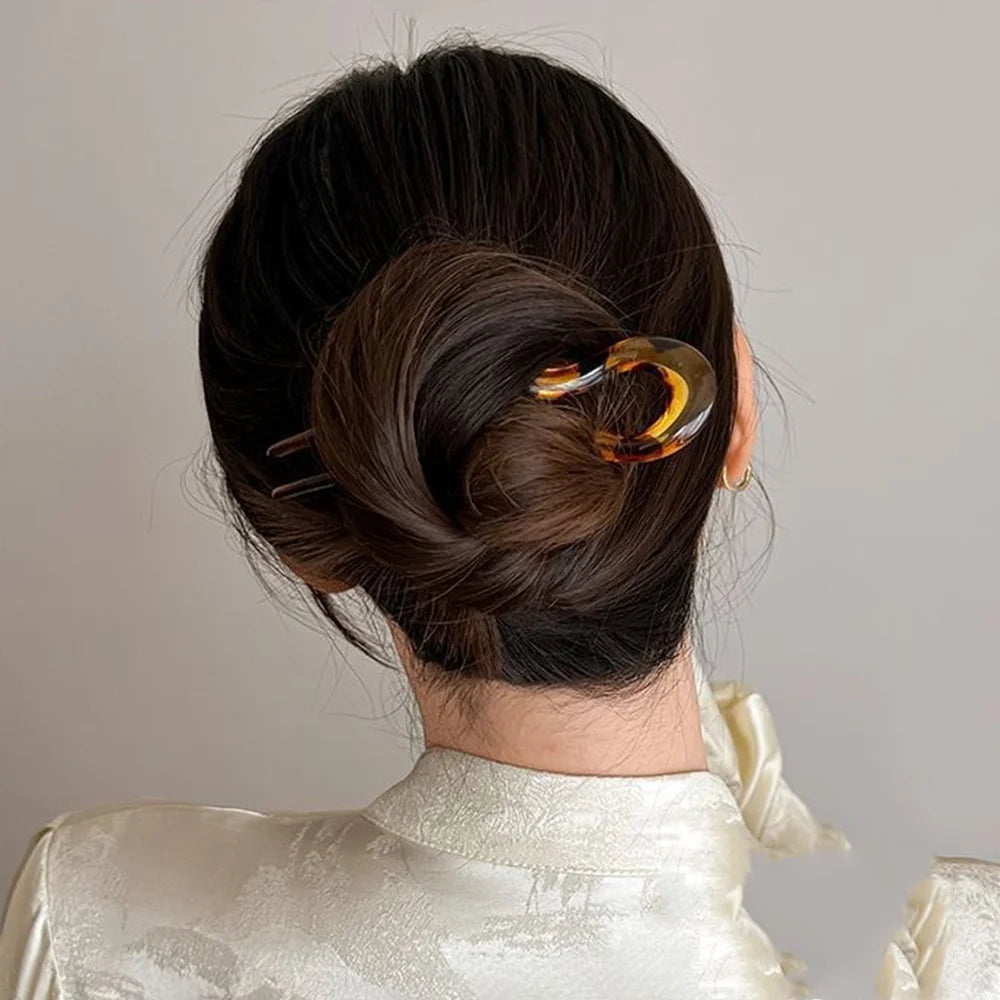 ✨ Horquilla para el Pelo en Forma de U – Estilo Elegante ✨