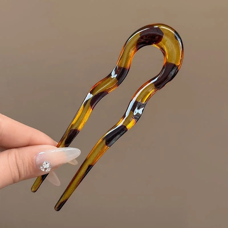 ✨ Horquilla para el Pelo en Forma de U – Estilo Elegante ✨
