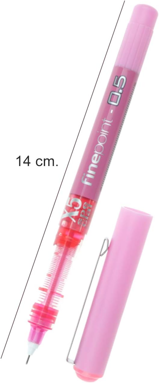 MP - Bolígrafos Punta Fina De Aguja Premium, Tinta Líquida,  Paquete De 3 Unidades - Azul, Morado Y Rosa