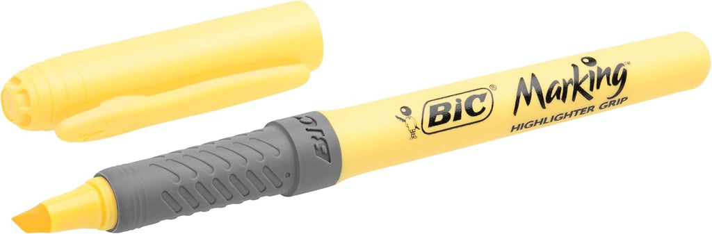BIC Highlighter Grip Pastel Marcadores De Punta Biselada 6UI
