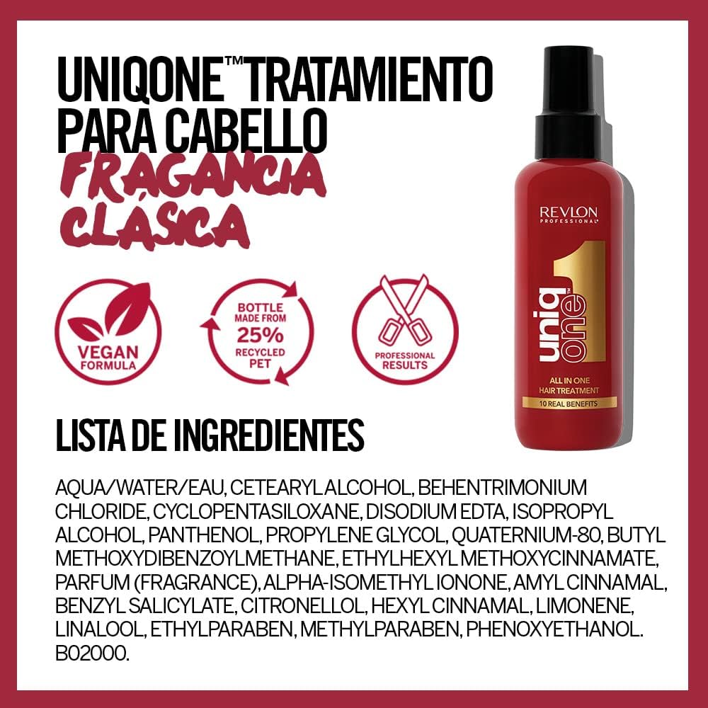💖 Revlon Professional UniqOne Classic – Tratamiento Capilar 10 en 1 💖 150ml