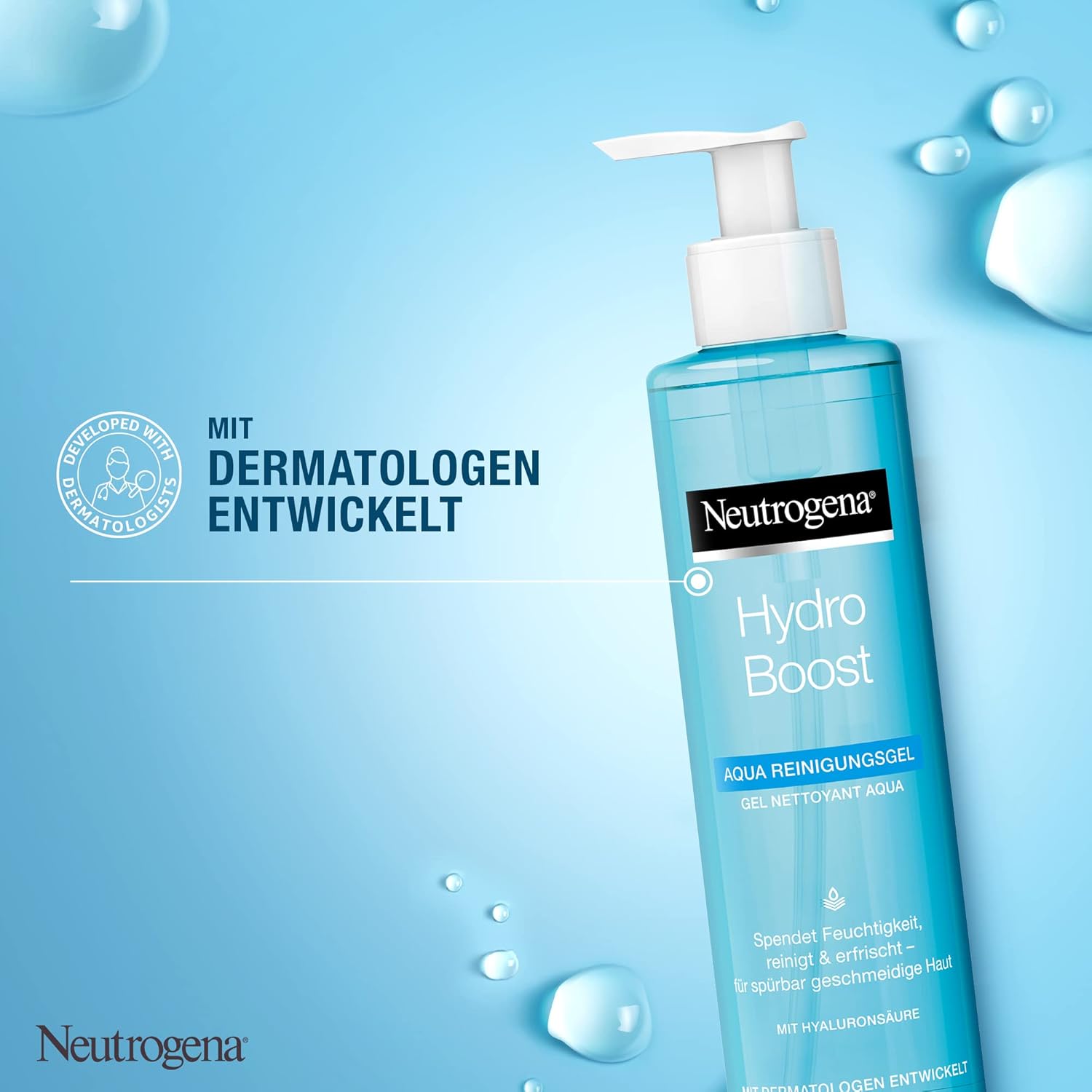 💙 Neutrogena Hydro Boost Aqua Gel Limpiador Facial 💙 200mL