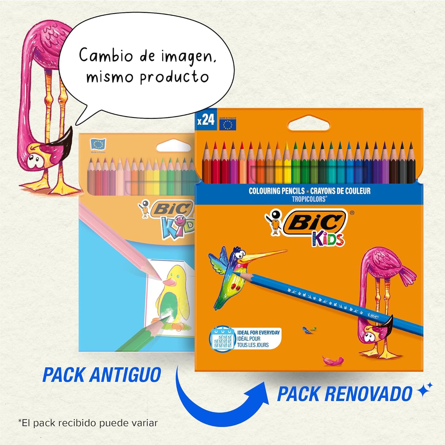 BIC Lápices De Colores - Blíster De 24