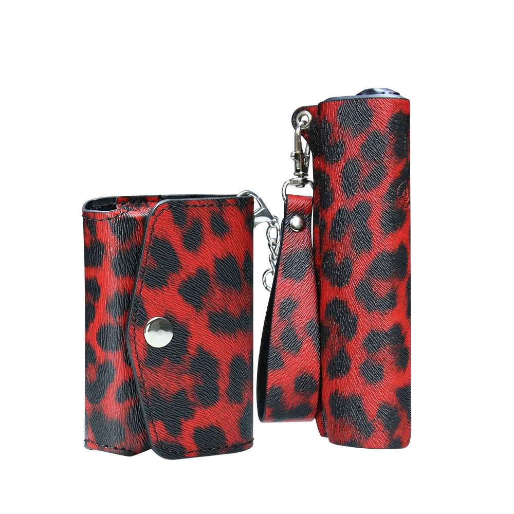 🐆 Funda de Piel Sintética Estampado Leopardo para IQOS ILUMA One 🐆