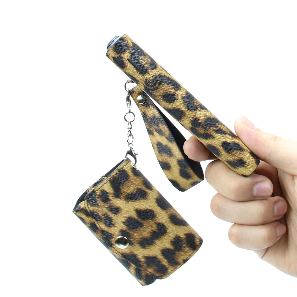 🐆 Funda de Piel Sintética Estampado Leopardo para IQOS ILUMA One 🐆