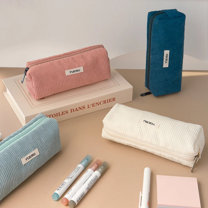 ✨ Estuche Retro de Pana Multifuncional ✨