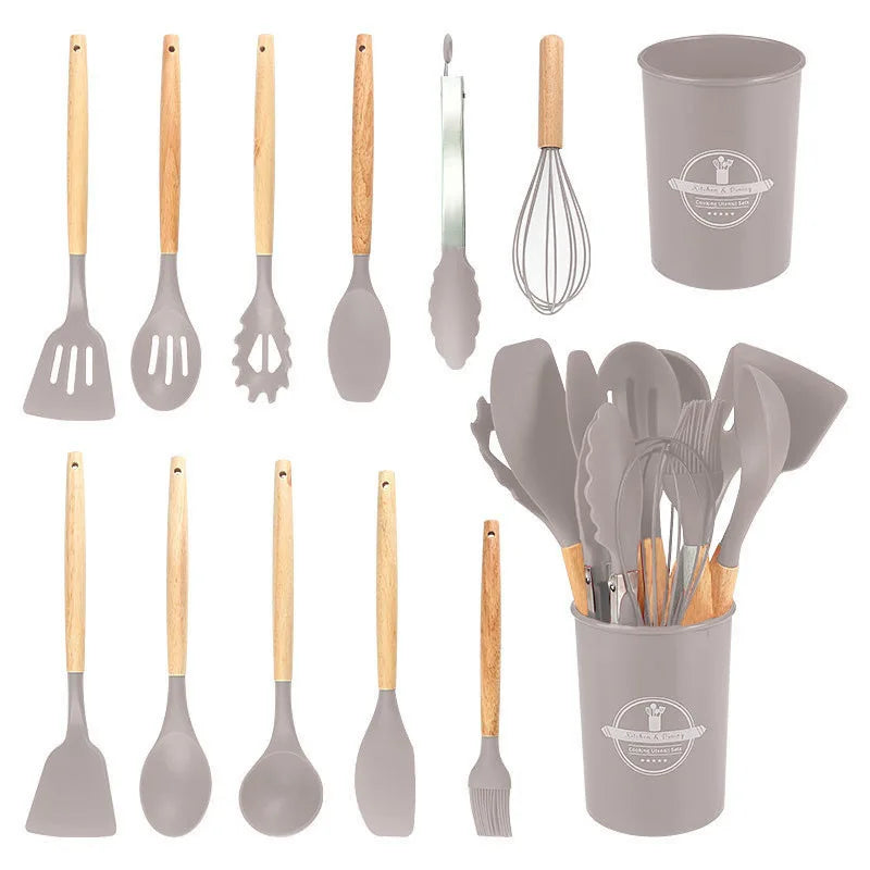 🍳 Set de Utensilios de Cocina de Silicona 🍳