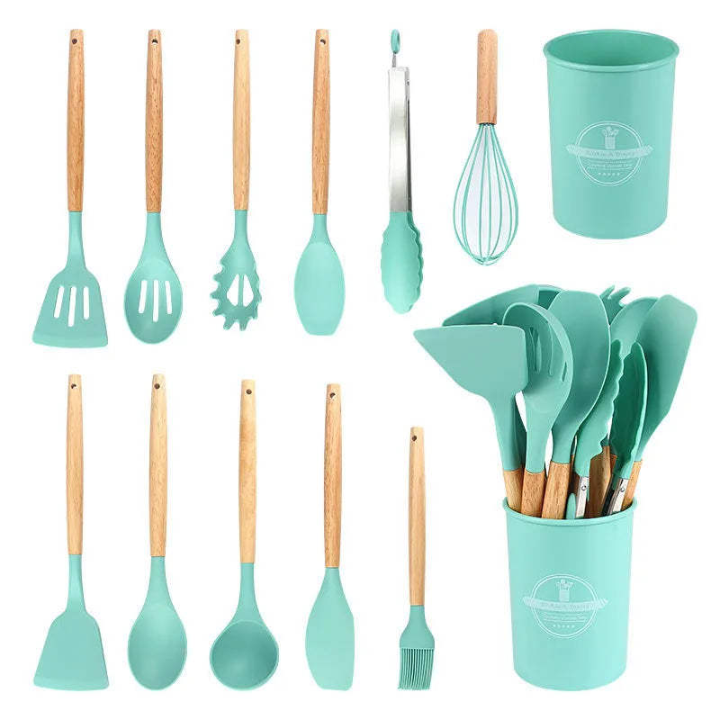 🍳 Set de Utensilios de Cocina de Silicona 🍳