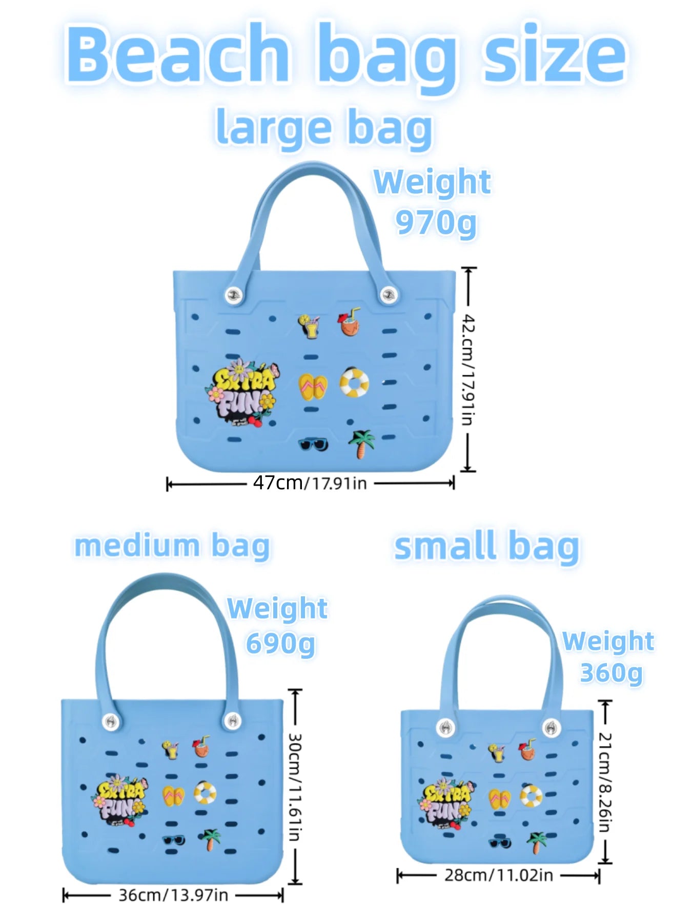 🏖️ Bolso de Playa EVA Impermeable de Gran Capacidad 🏖️