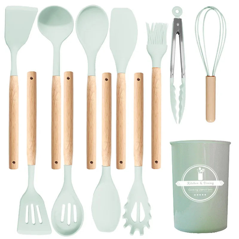 🍳 Set de Utensilios de Cocina de Silicona 🍳