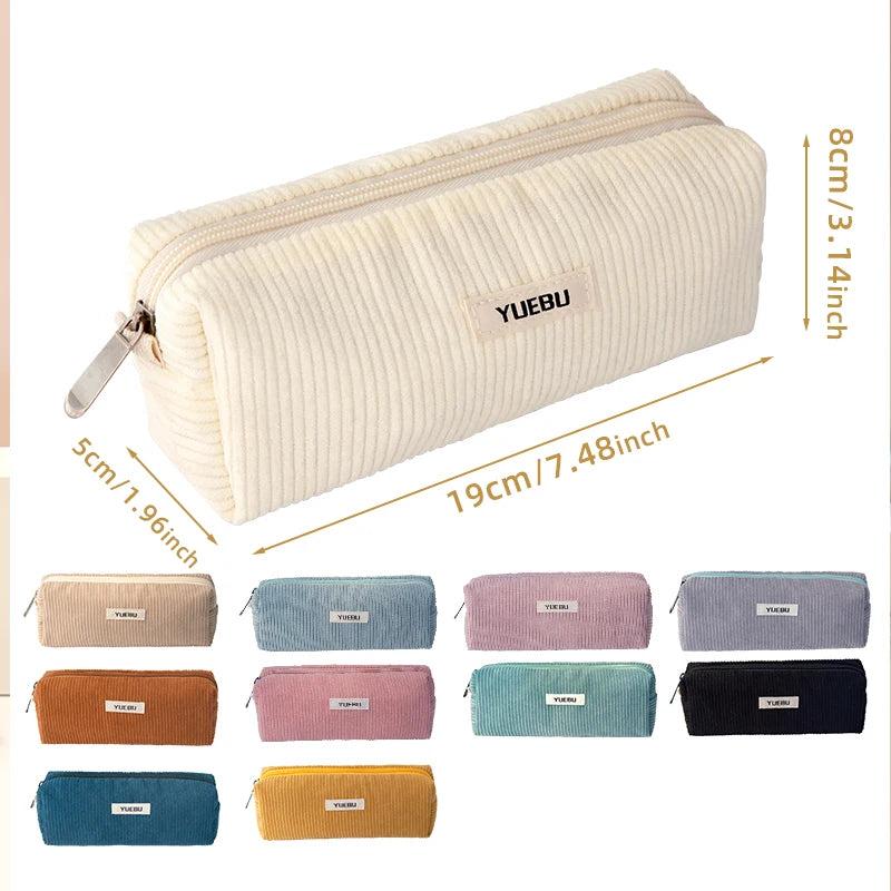 ✨ Estuche Retro de Pana Multifuncional ✨