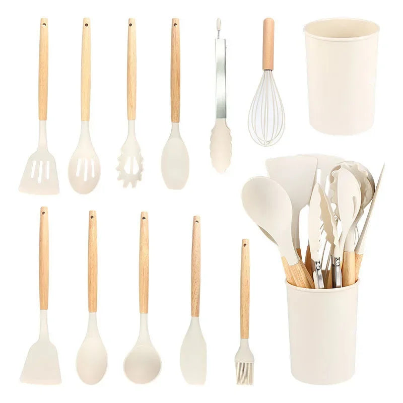 🍳 Set de Utensilios de Cocina de Silicona 🍳