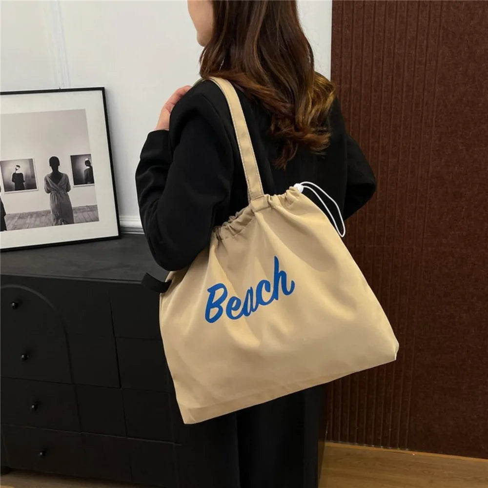 👜 Bolso Tote de Playa para Mujer – Gran Capacidad 👜