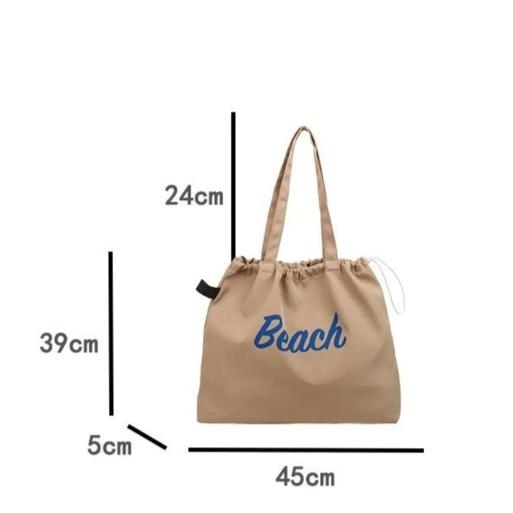 👜 Bolso Tote de Playa para Mujer – Gran Capacidad 👜