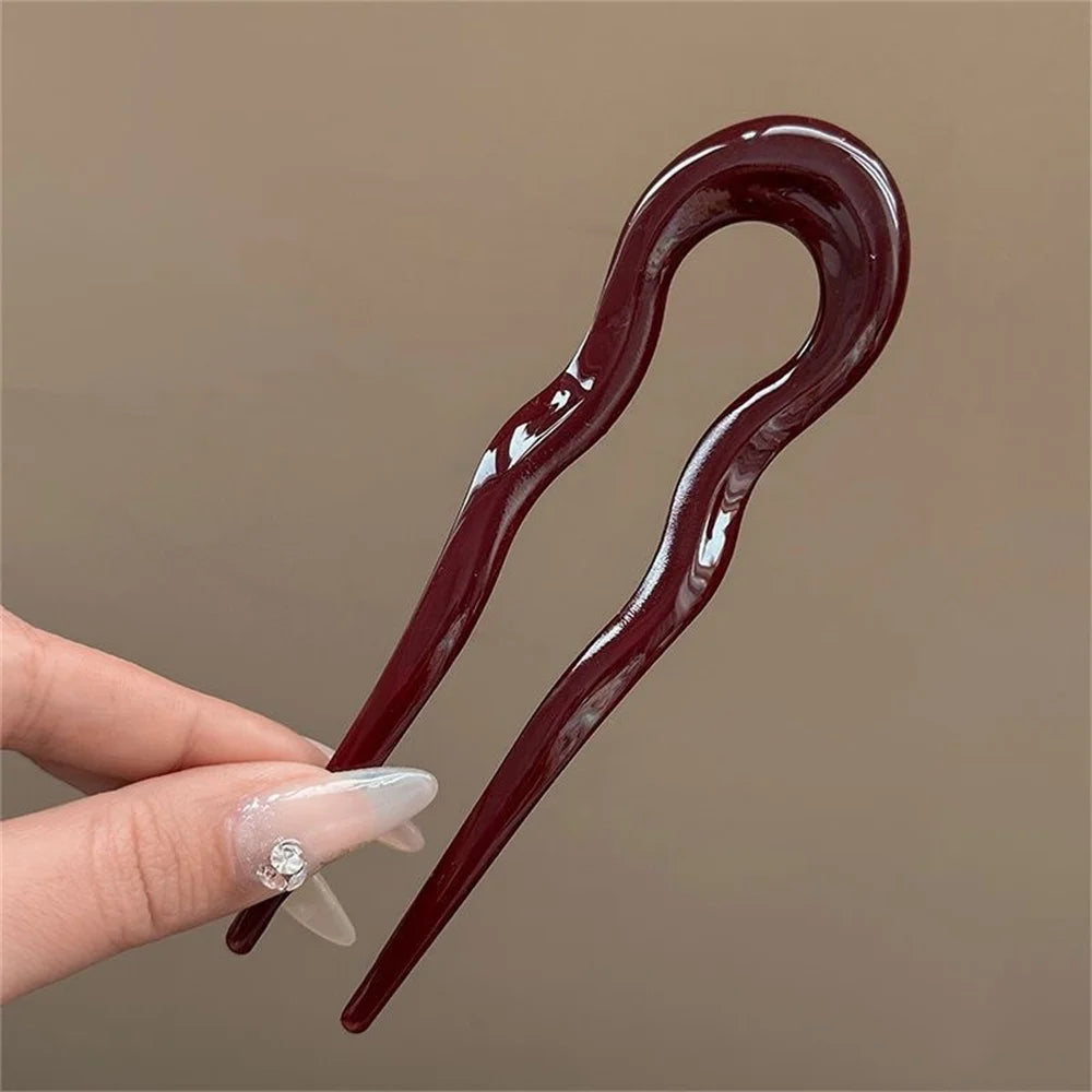 ✨ Horquilla para el Pelo en Forma de U – Estilo Elegante ✨