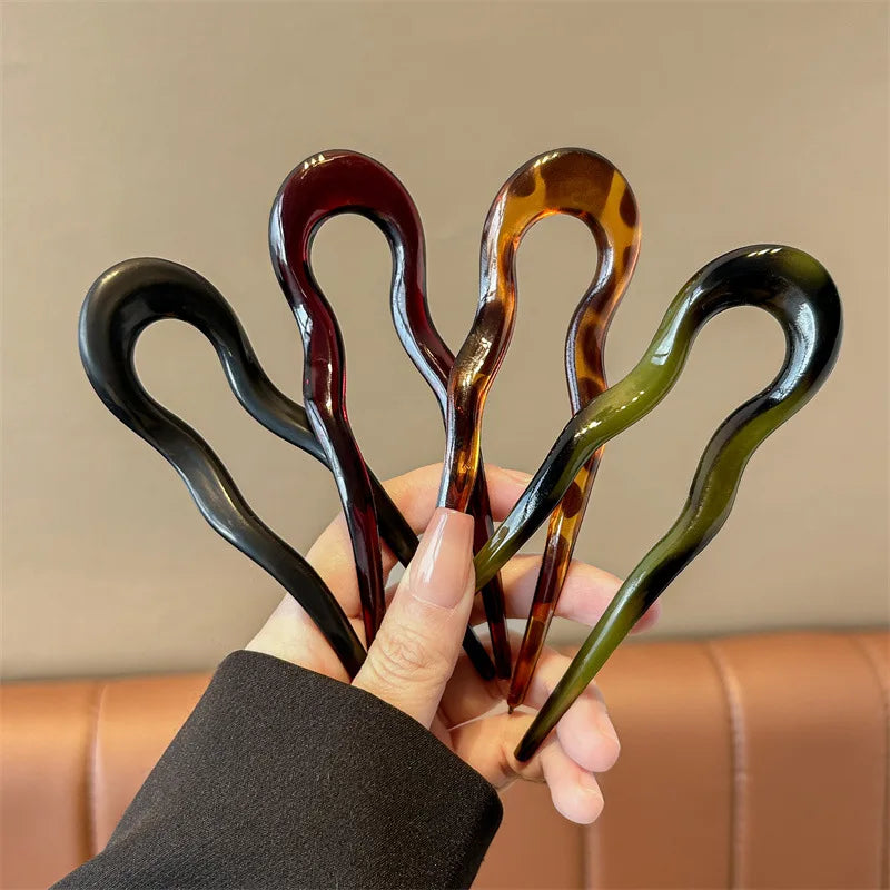 ✨ Horquilla para el Pelo en Forma de U – Estilo Elegante ✨